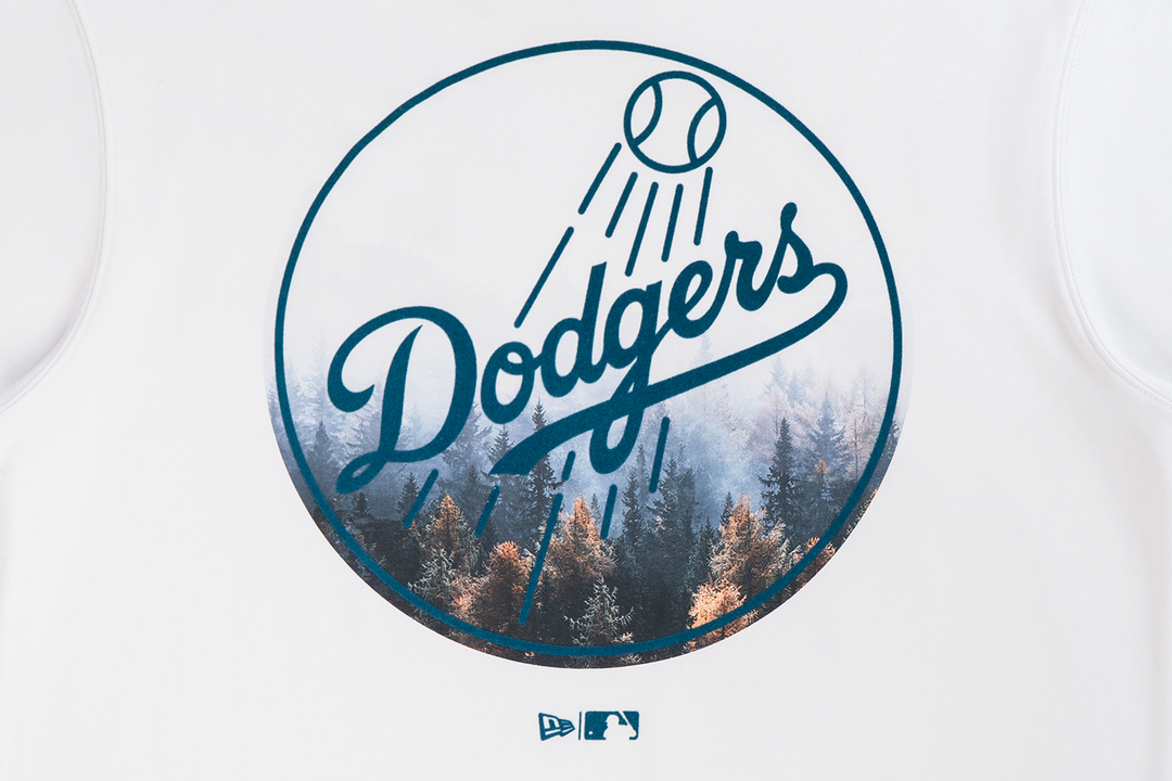 Los Angeles Dodgers Forest White Short Sleeve T-Shirt