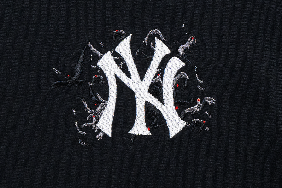 New York Yankees Cooperstown Crows Black Short Sleeve T-Shirt