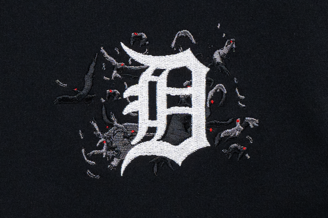 Detroit Tigers Cooperstown Crows Black Short Sleeve T-Shirt
