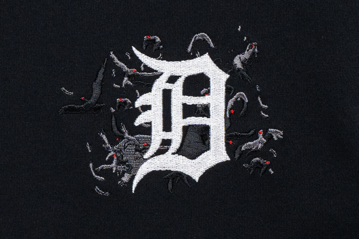 Detroit Tigers Cooperstown Crows Black Short Sleeve T-Shirt
