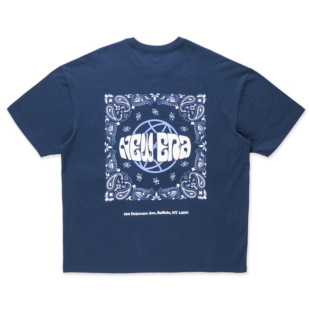 New Era Street Swing Oceanside Blue Oversized Short Sleeve T-Shirt