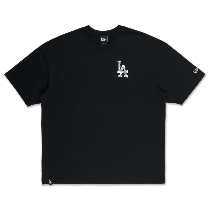 Los Angeles Dodgers Street Graphic Black Oversized Short Sleeve T-Shirt