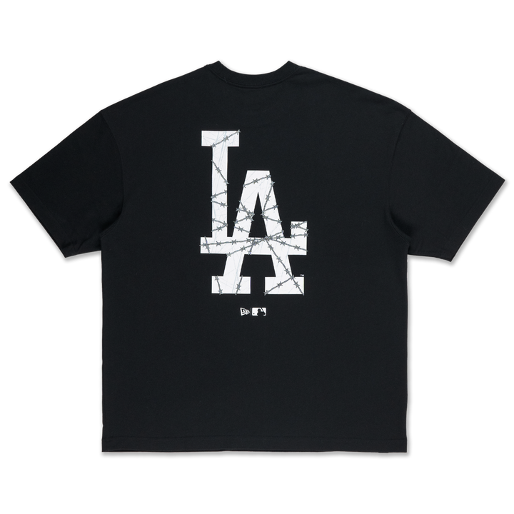 Los Angeles Dodgers Street Graphic Black Oversized Short Sleeve T-Shirt