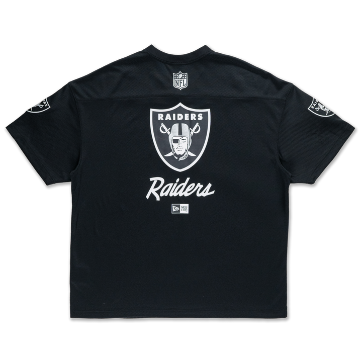 Las Vegas Raiders Street Culture Black Oversized Short Sleeve T-Shirt