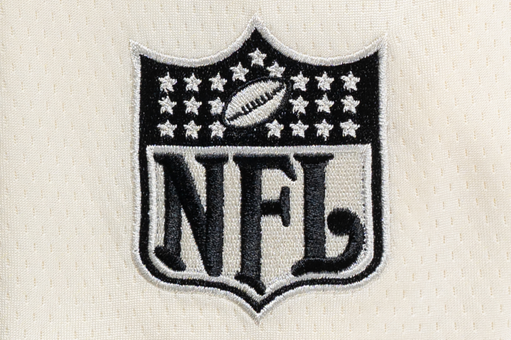 Oakland Raiders NFL Historic Chrome White Oversized Short Sleeve T-Shirt