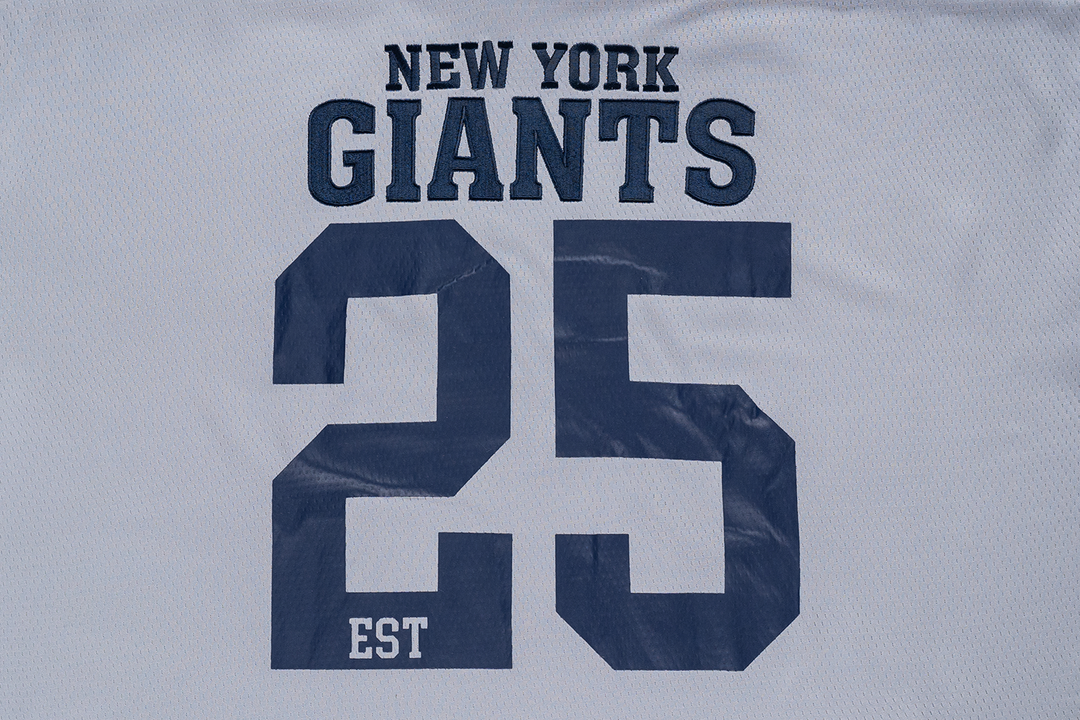New York Giants NFL Historic Dolphin Gray Oversized Short Sleeve T-Shirt