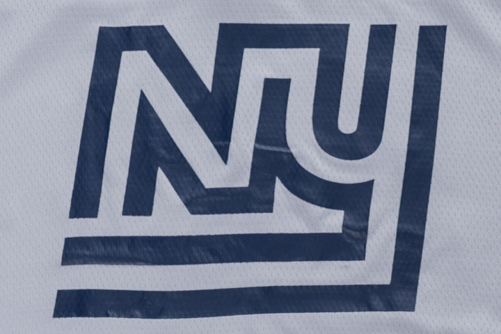 New York Giants NFL Historic Dolphin Gray Oversized Short Sleeve T-Shirt