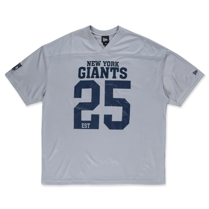 New York Giants NFL Historic Dolphin Gray Oversized Short Sleeve T-Shirt