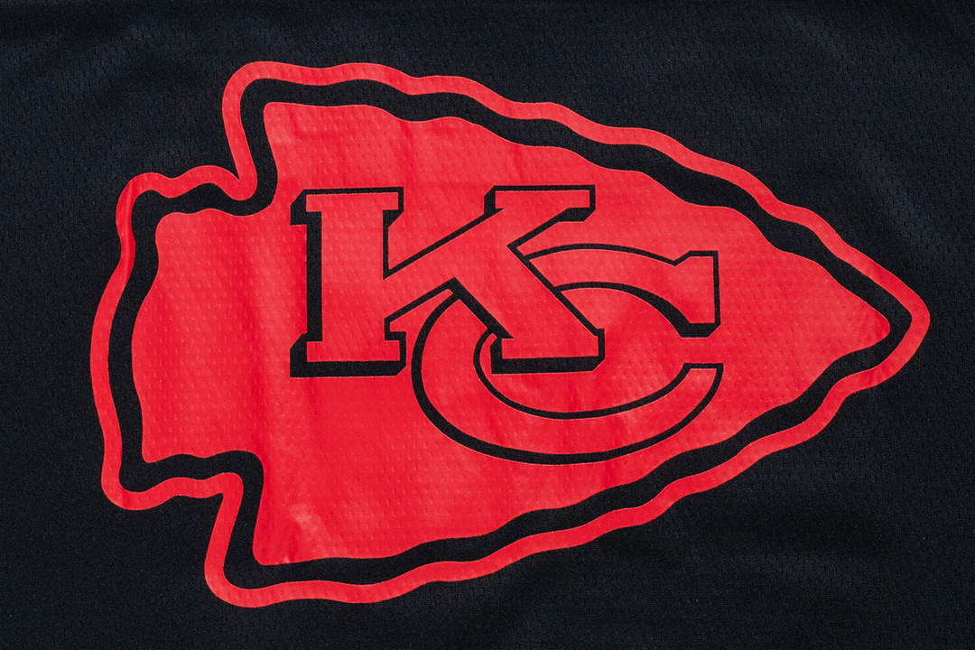 Kansas City Chiefs NFL Historic Black Oversized Short Sleeve T-Shirt
