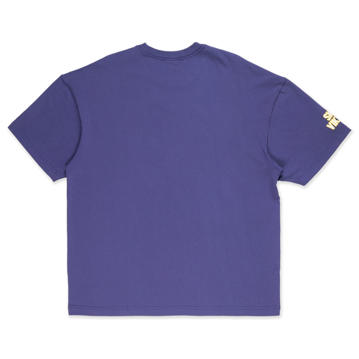 Minnesota Vikings NFL Fun Graphic Purple Oversized Short Sleeve T-Shirt