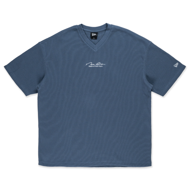 New Era Basic Muted Indigo Oversized Short Sleeve T-Shirt