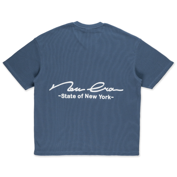 New Era Basic Muted Indigo Oversized Short Sleeve T-Shirt