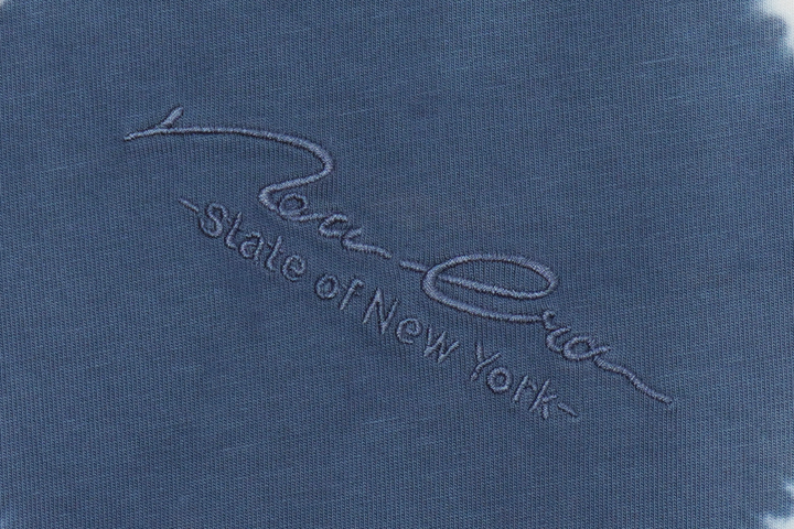 New Era Basic Tie Dyed Muted Indigo Oversized Short Sleeve T-Shirt