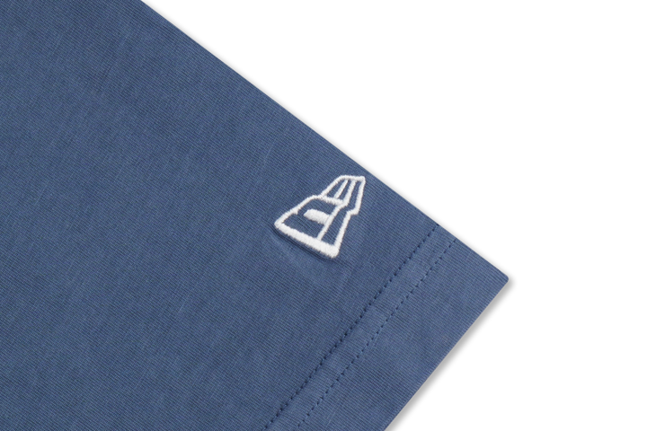 New Era Basic Tie Dyed Muted Indigo Oversized Short Sleeve T-Shirt