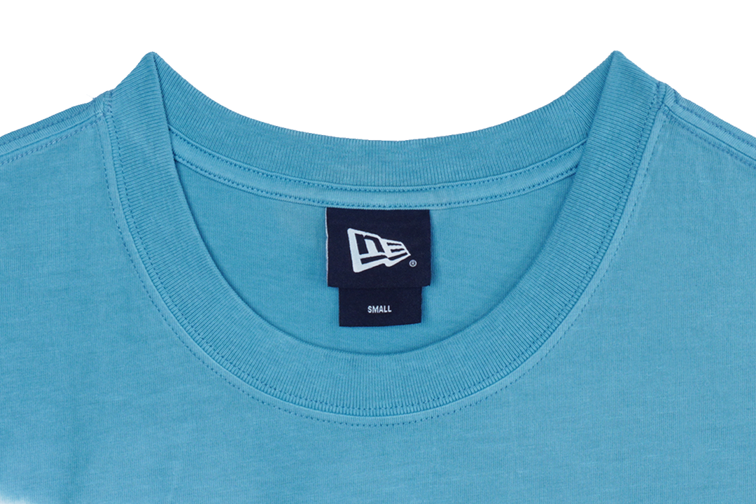 New Era Basic Tie Dyed Blue Foam Oversized Short Sleeve T-Shirt