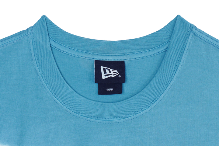 New Era Basic Tie Dyed Blue Foam Oversized Short Sleeve T-Shirt