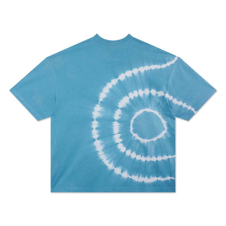 New Era Basic Tie Dyed Blue Foam Oversized Short Sleeve T-Shirt