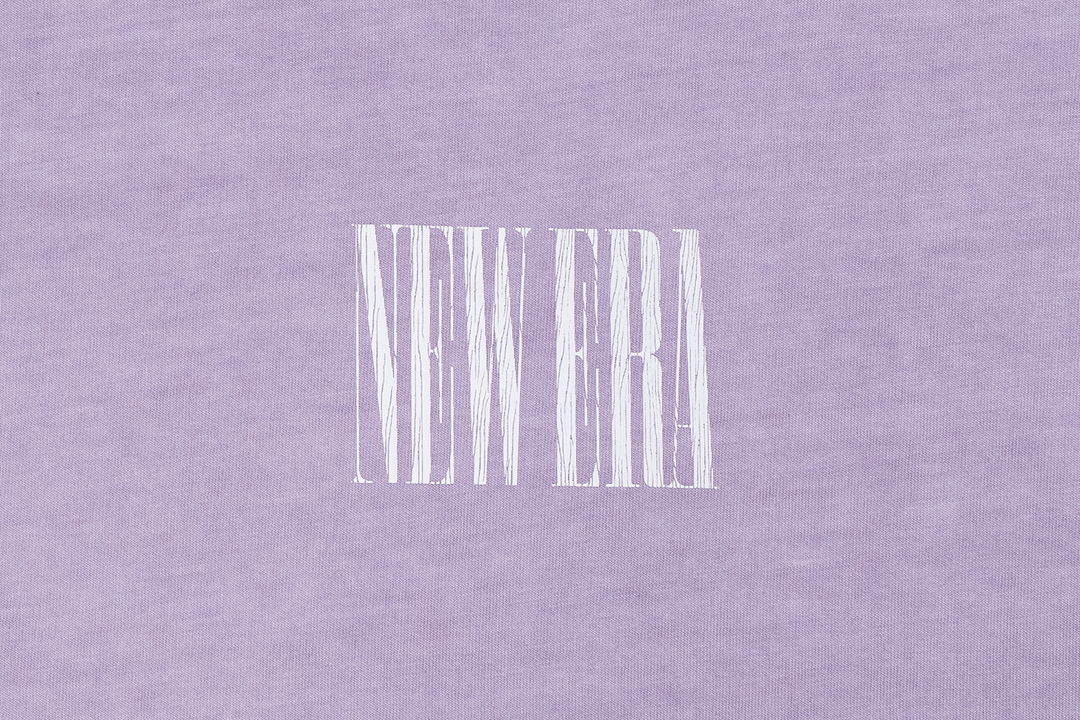 New Era 90S Vibe Washed Soft Lavender Oversized Short Sleeve T-Shirt
