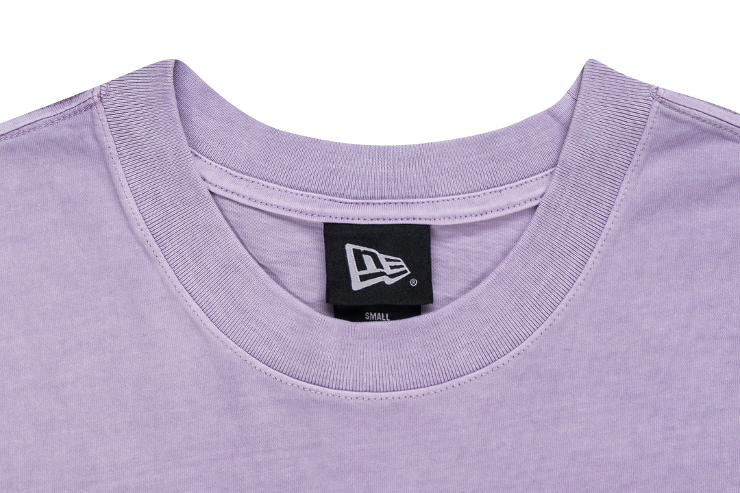 New Era 90S Vibe Washed Soft Lavender Oversized Short Sleeve T-Shirt