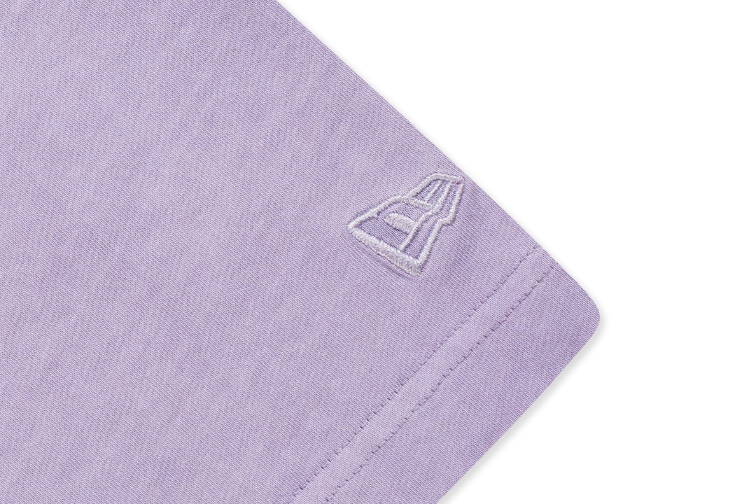New Era 90S Vibe Washed Soft Lavender Oversized Short Sleeve T-Shirt
