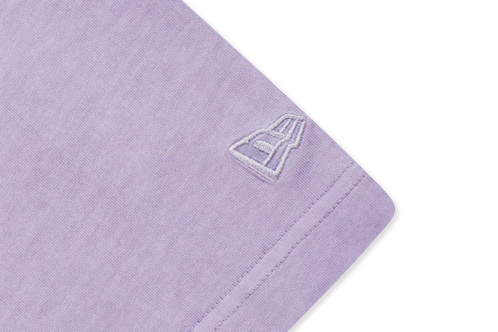 New Era 90S Vibe Washed Soft Lavender Oversized Short Sleeve T-Shirt