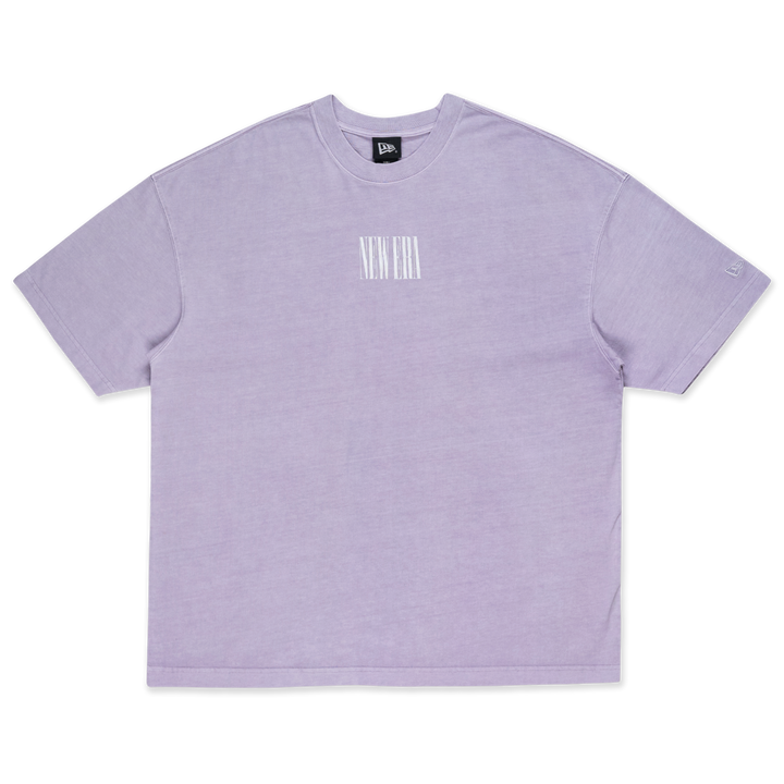 New Era 90S Vibe Washed Soft Lavender Oversized Short Sleeve T-Shirt