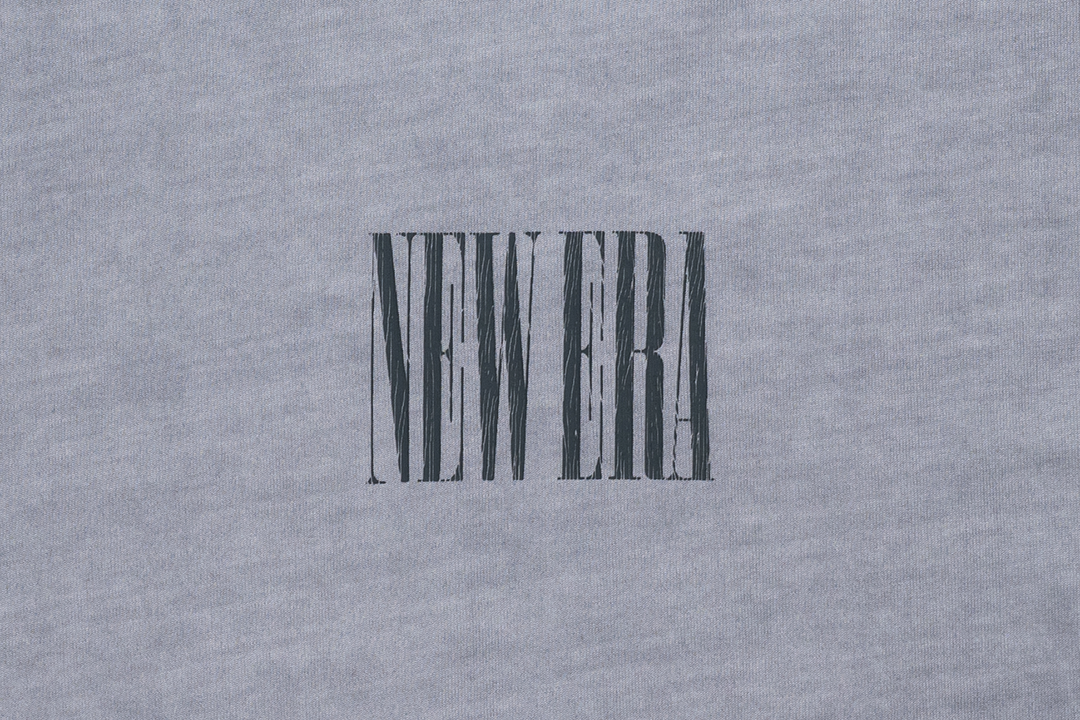 New Era 90S Vibe Washed Dolphin Gray Oversized Short Sleeve T-Shirt