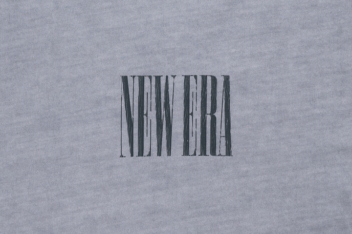 New Era 90S Vibe Washed Dolphin Gray Oversized Short Sleeve T-Shirt