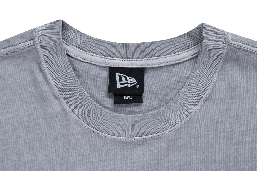 New Era 90S Vibe Washed Dolphin Gray Oversized Short Sleeve T-Shirt