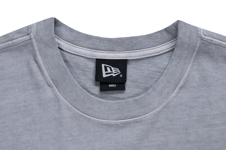 New Era 90S Vibe Washed Dolphin Gray Oversized Short Sleeve T-Shirt