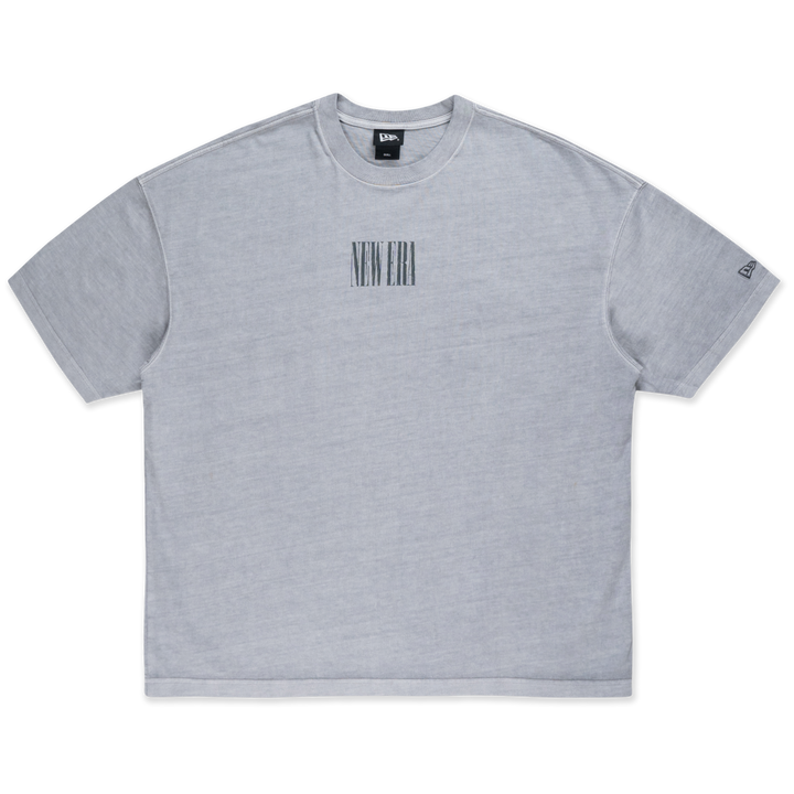 New Era 90S Vibe Washed Dolphin Gray Oversized Short Sleeve T-Shirt