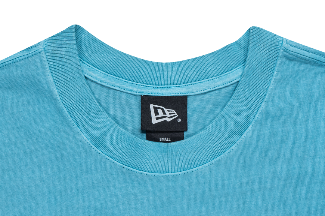 New Era 90S Vibe Washed Blue Foam Oversized Short Sleeve T-Shirt