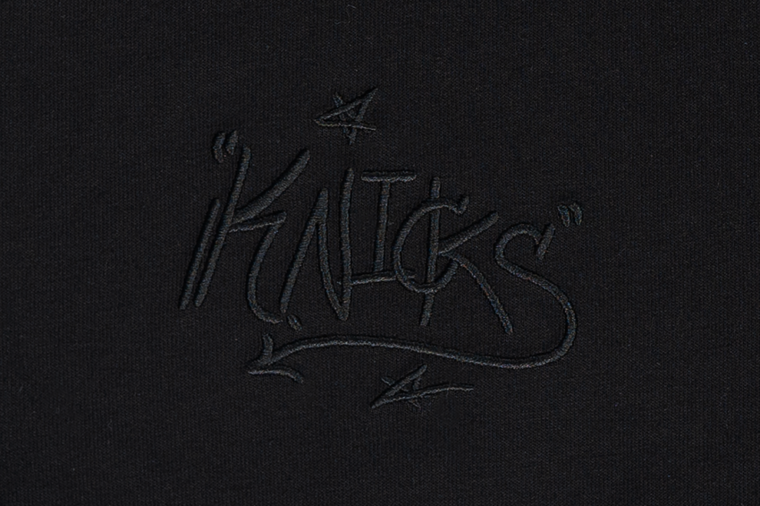 New York Knicks League Mix Black Oversized Short Sleeve T-Shirt