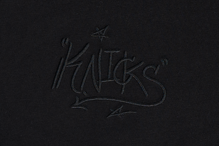 New York Knicks League Mix Black Oversized Short Sleeve T-Shirt