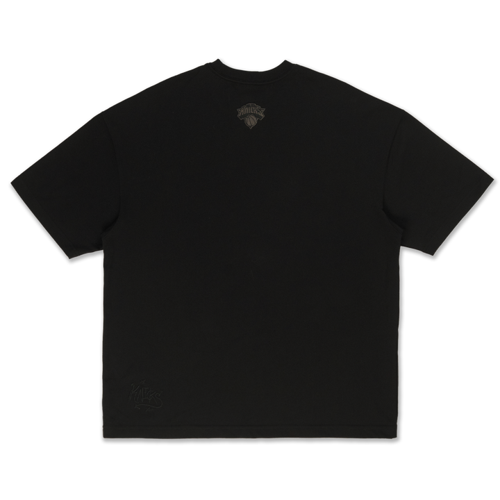 New York Knicks League Mix Black Oversized Short Sleeve T-Shirt