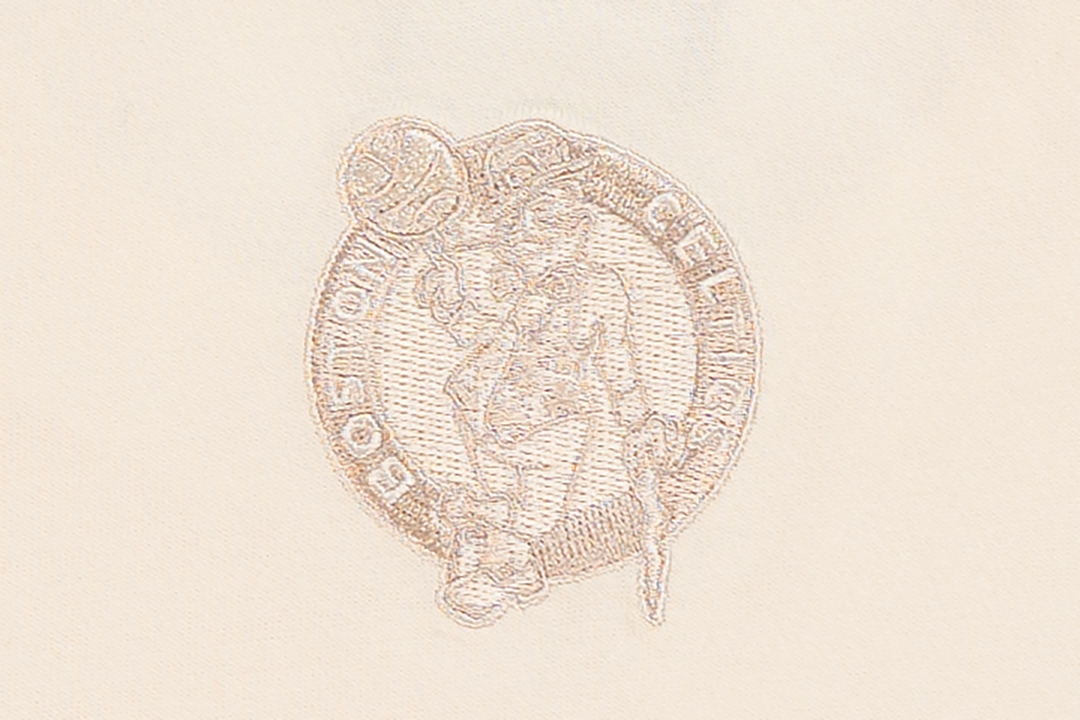 Boston Celtics League Mix Chrome White Oversized Short Sleeve T-Shirt