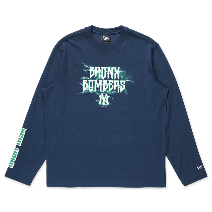 New York Yankees Rebellious Resistance Oceanside Blue Long Sleeve T-Shirt