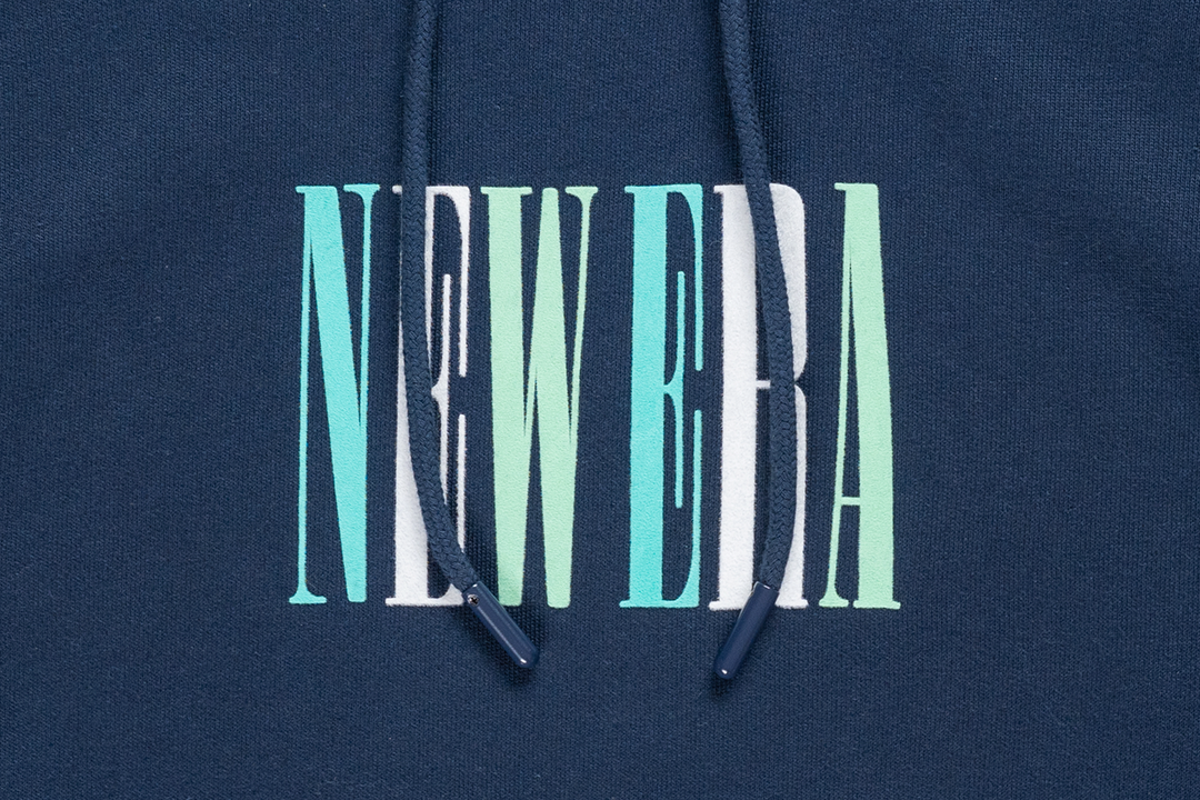 New Era 90S Vibe Oceanside Blue Hoodie