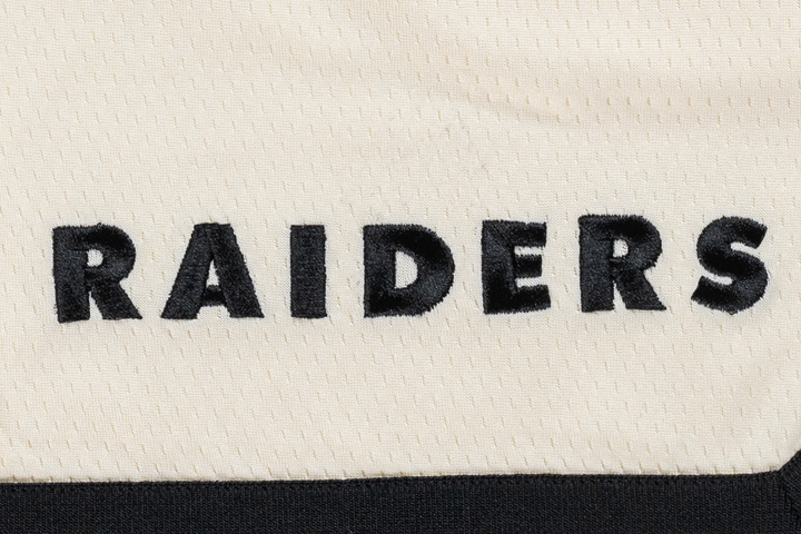 Oakland Raiders NFL Historic Chrome White Basketball Shorts
