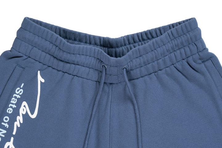 New Era Basic Muted Indigo Basketball Shorts