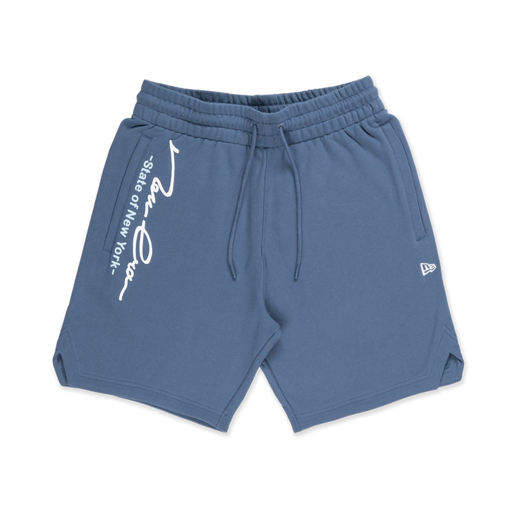 New Era Basic Muted Indigo Basketball Shorts
