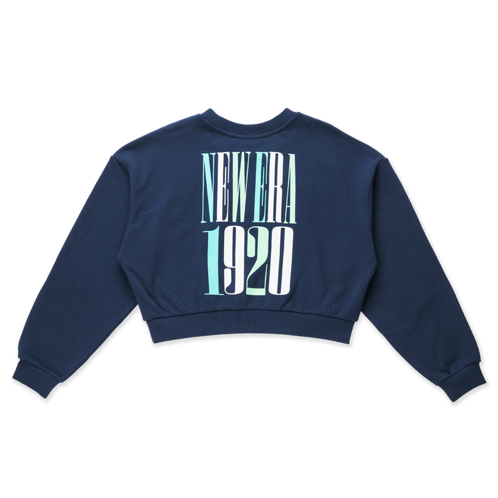 Women New Era 90S Vibe Oceanside Blue Crewneck Sweatshirt