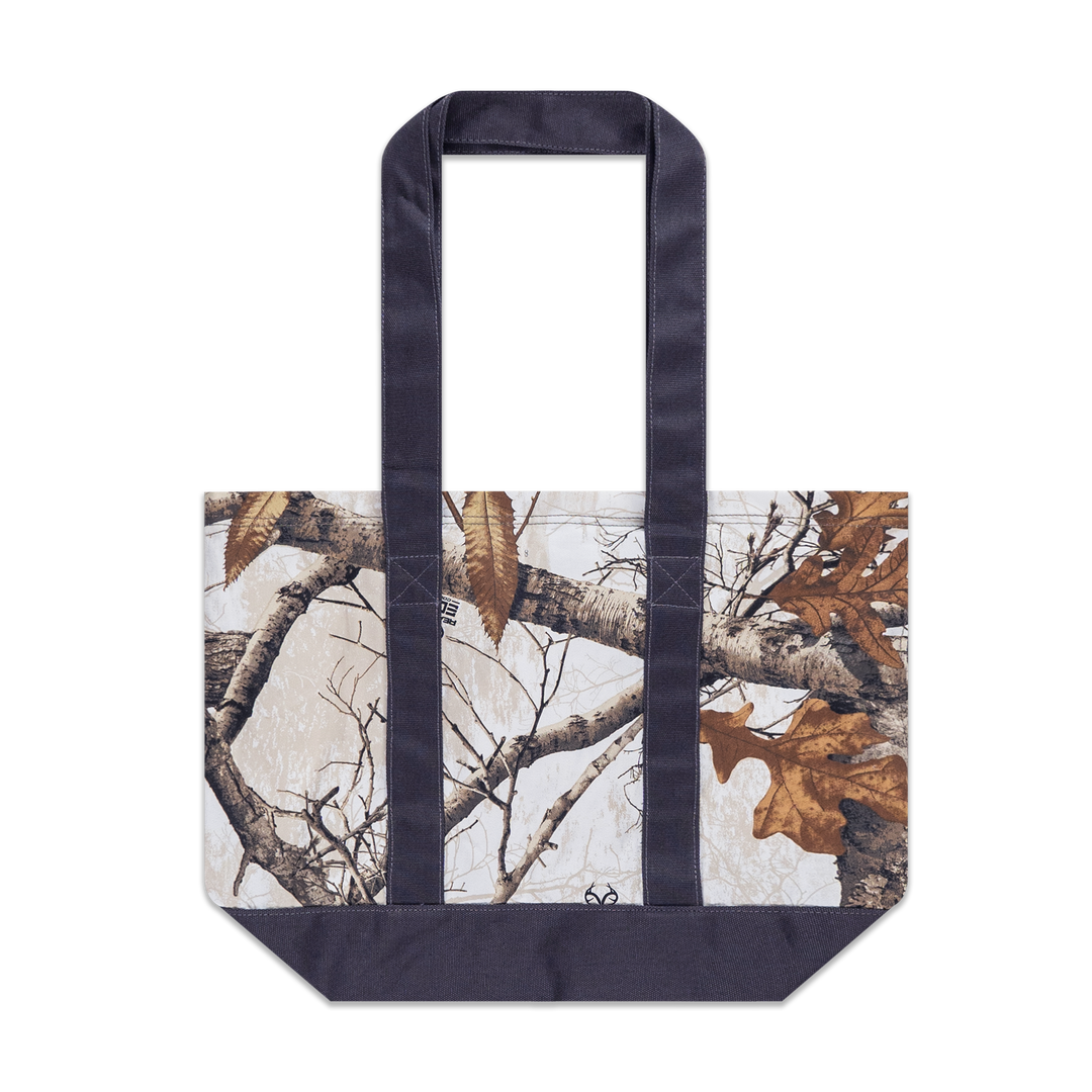 Earthy Skin Real Tree Snow Tote Bag