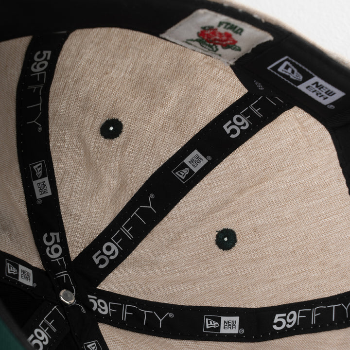 59FIFTY Retro Crown New Era x FTMD Stone Dark Green Fitted