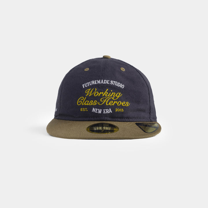 59FIFTY Retro Crown New Era x FTMD Dark Blue Khaki Fitted