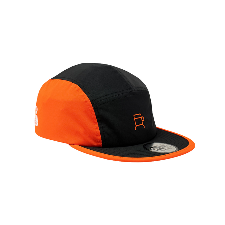 New Era X CoffeeboyClub Black Orange Adjustable Camper Cap