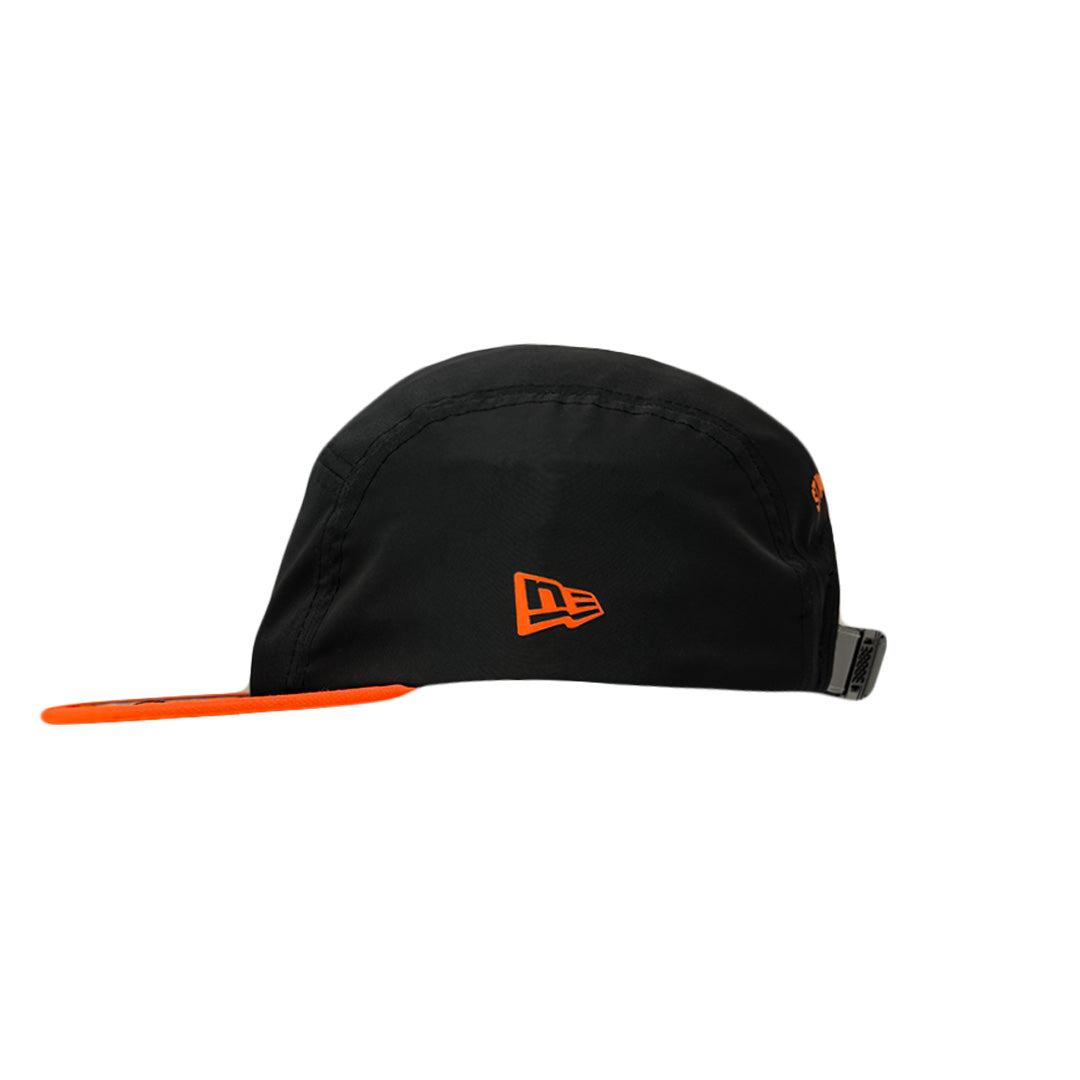New Era X CoffeeboyClub Black Orange Adjustable Camper Cap