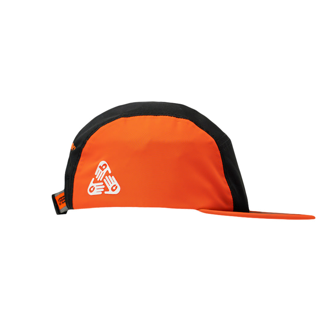 New Era X CoffeeboyClub Black Orange Adjustable Camper Cap