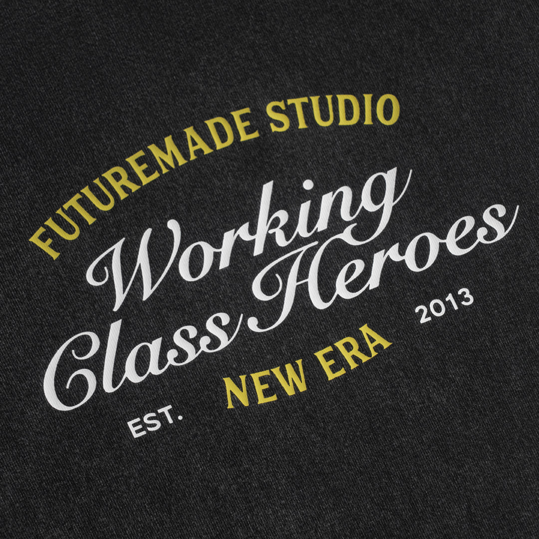 New Era x FTMD Washed Black Short Sleeve T-Shirt