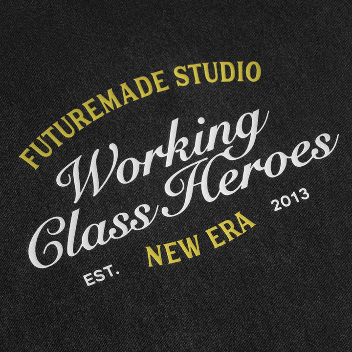 New Era x FTMD Washed Black Short Sleeve T-Shirt